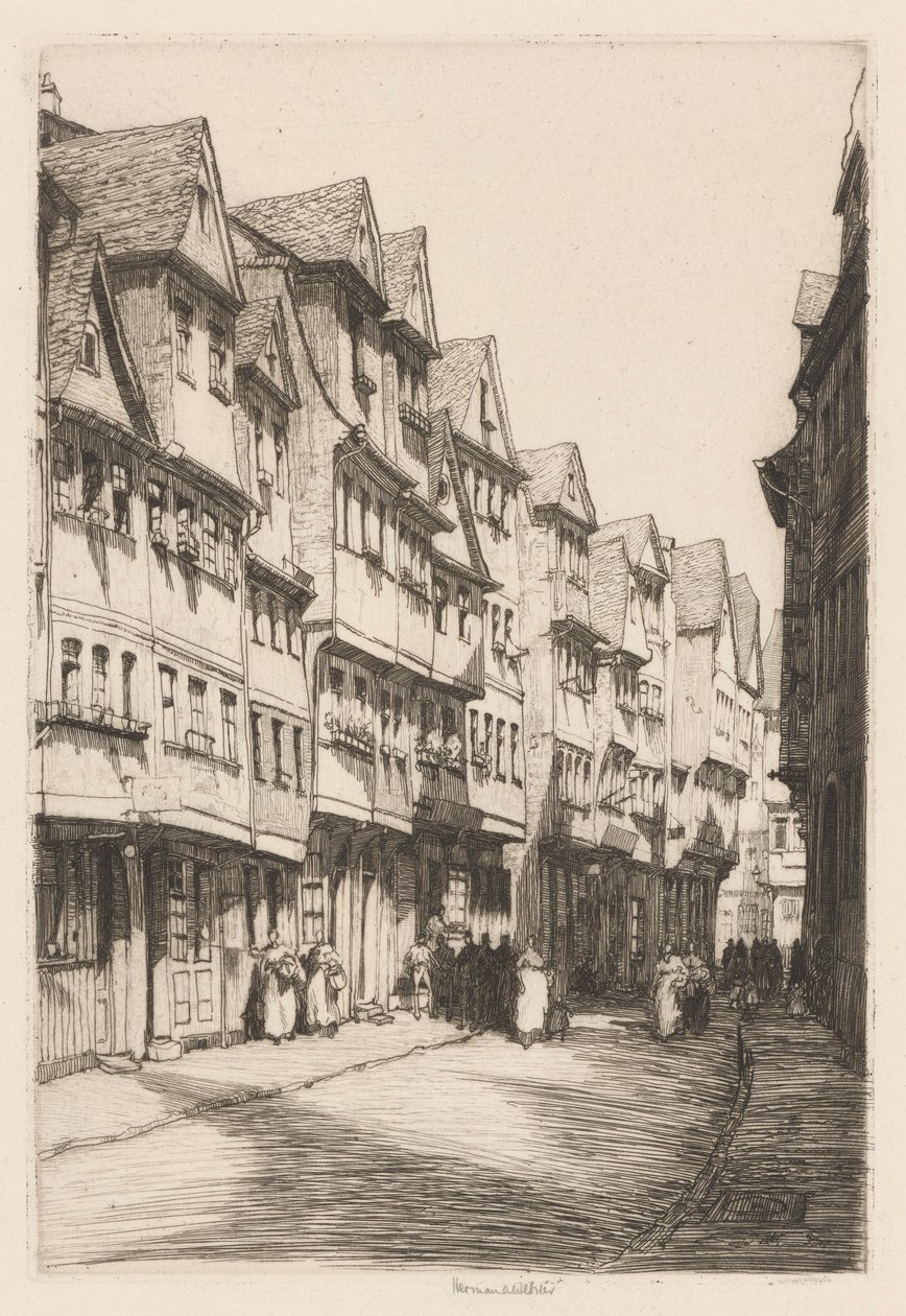 Klostergasse, Frankfurt af Herman Armour Webster