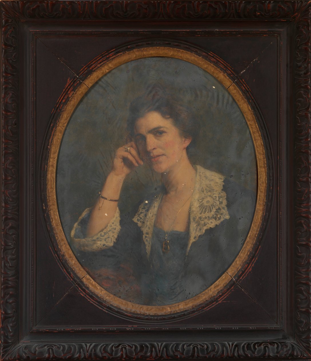Fru Emily Dorothy Ammann, kunstnerens niece, 1922. af Herman Hartwich