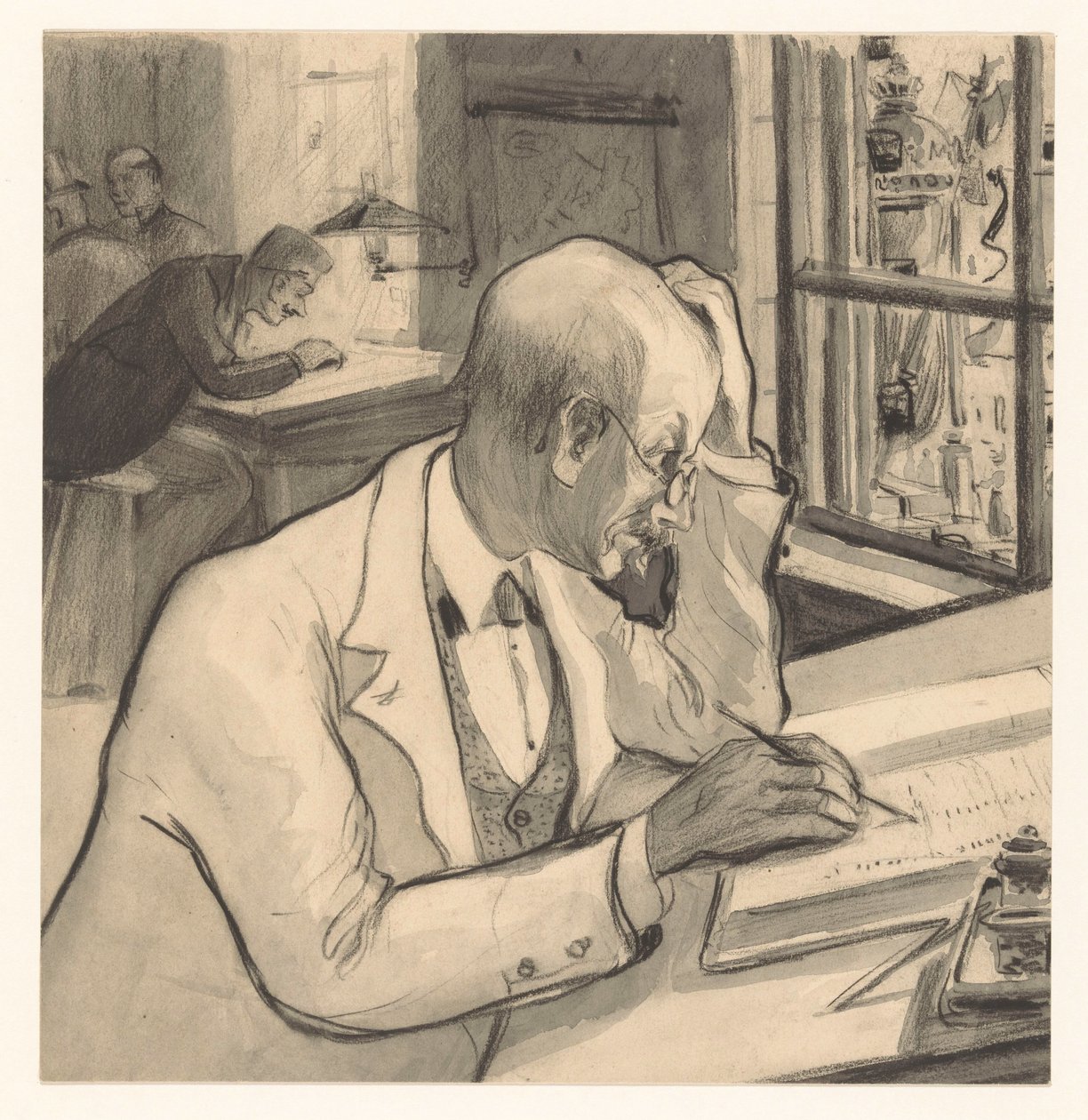 Kontorassistent af Herman Heijenbrock (possibly)