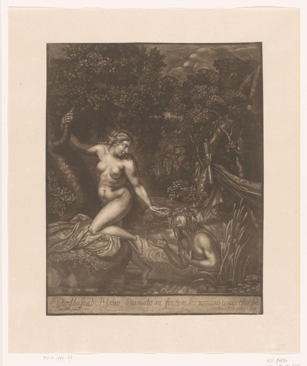 Alfeus og Arethusa af Herman Hendrik de Quiter (I)