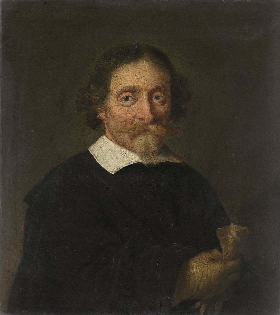 Portræt af en mand af Herman Meynderts Doncker