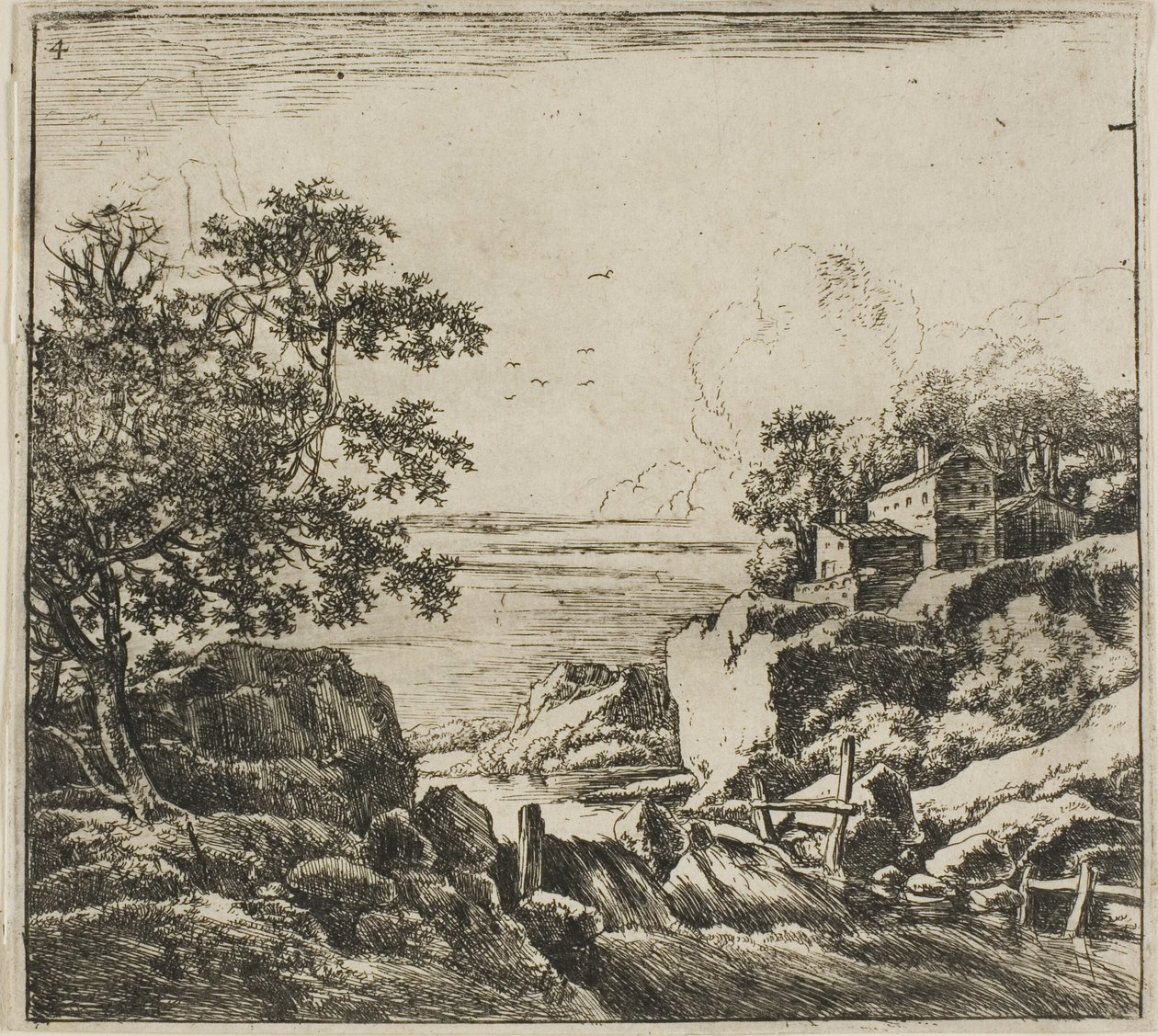 The Cascade, fra serien Set of Landscapes af Herman Naijwincx