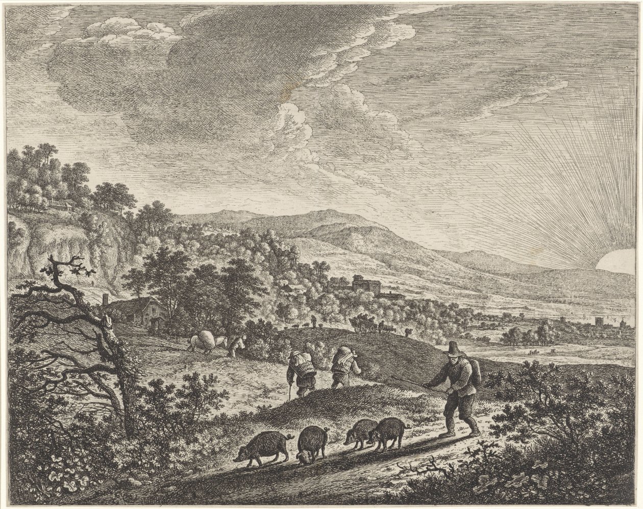 svinehyrde af Herman Saftleven