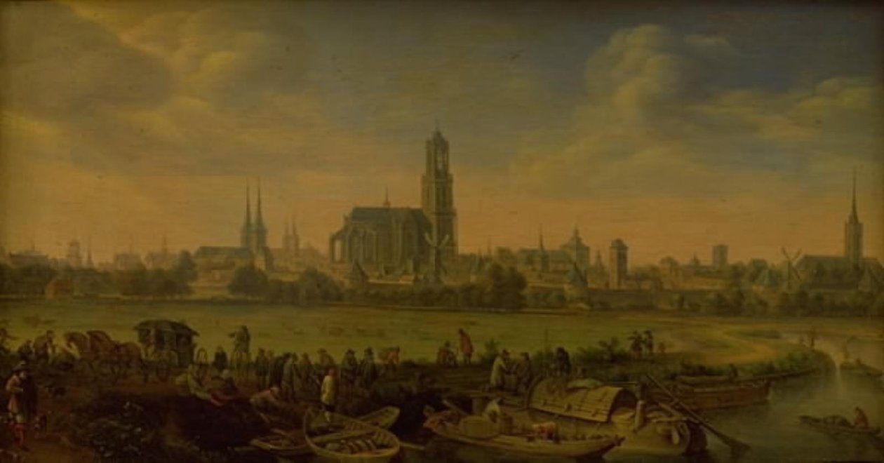 Udsigt over Utrecht af Herman Saftleven
