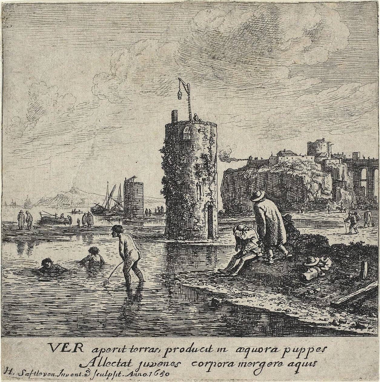 Forår, 1650 af Herman the Younger Saftleven