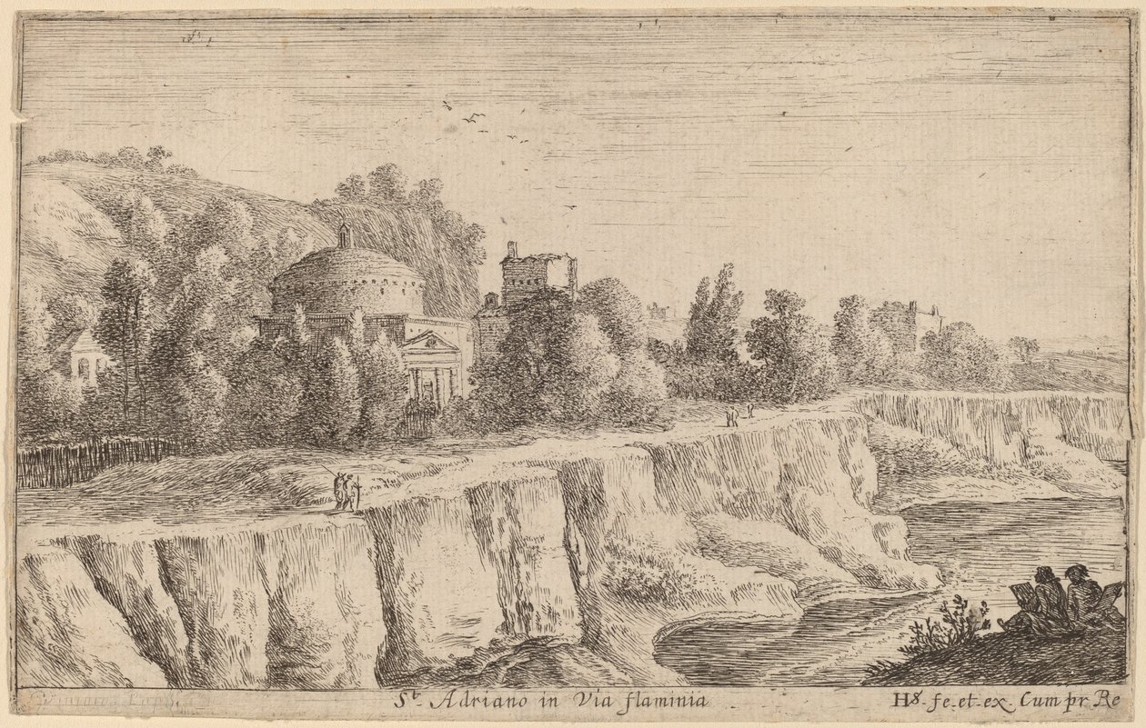 San Adrian kirke på Via Flaminia af Herman van Swanevelt