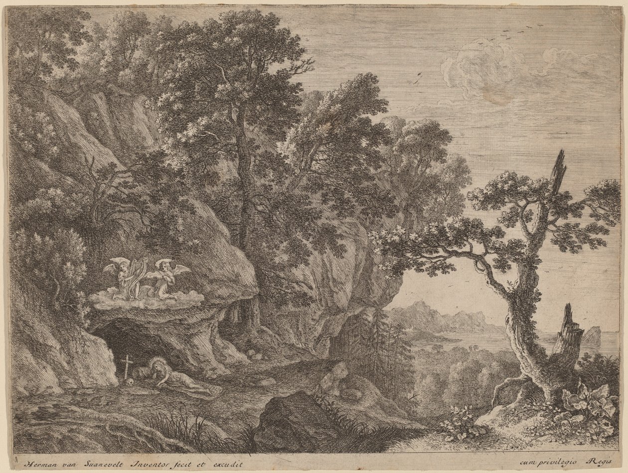 Maria Magdalene angrende af Herman van Swanevelt