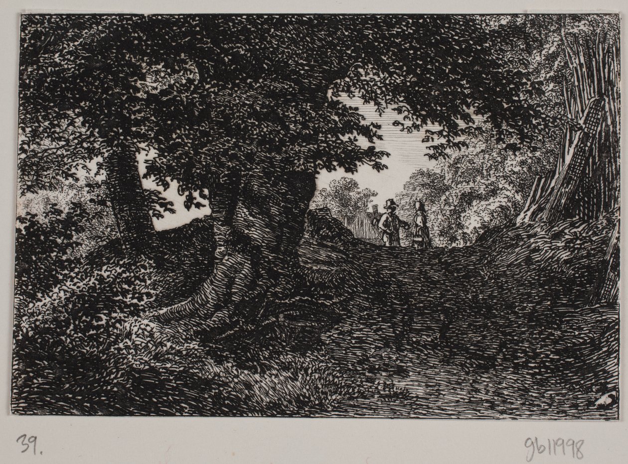 Parti udenfor Dyrehaven af Hermann Carmiencke