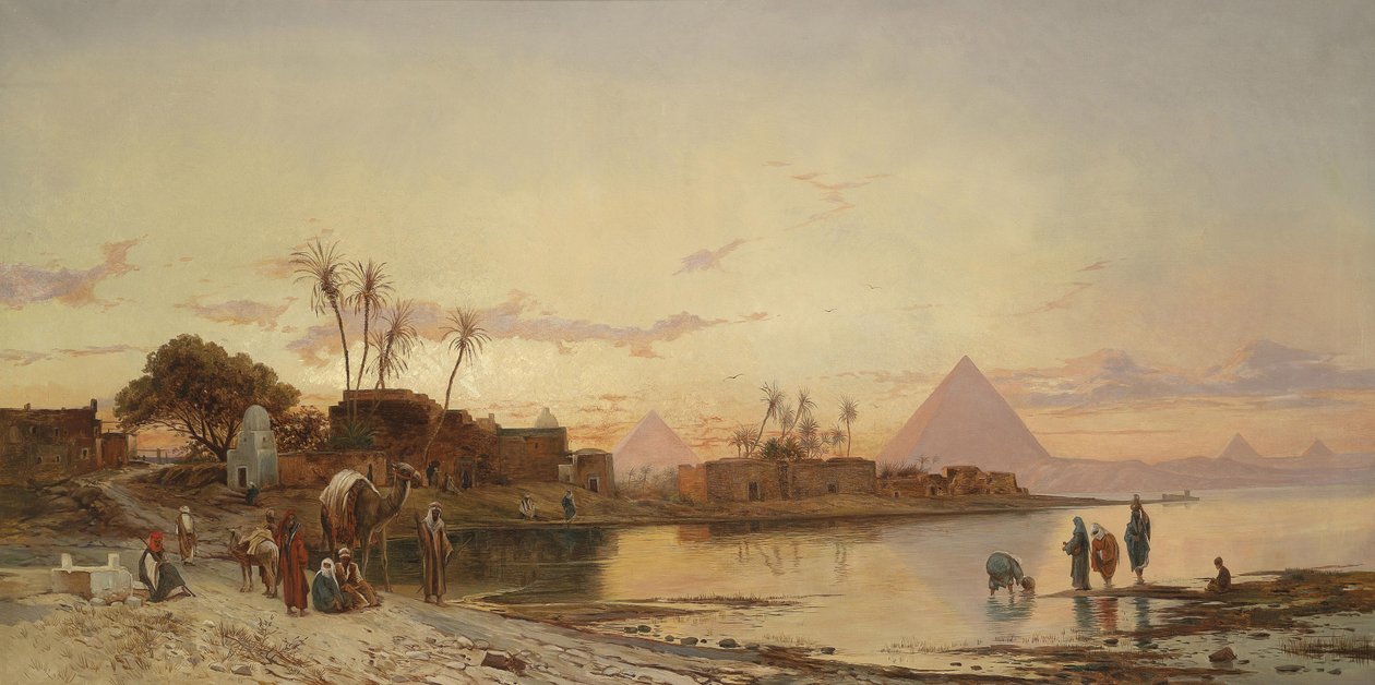 Nilens bredder af Hermann David Salomon Corrodi