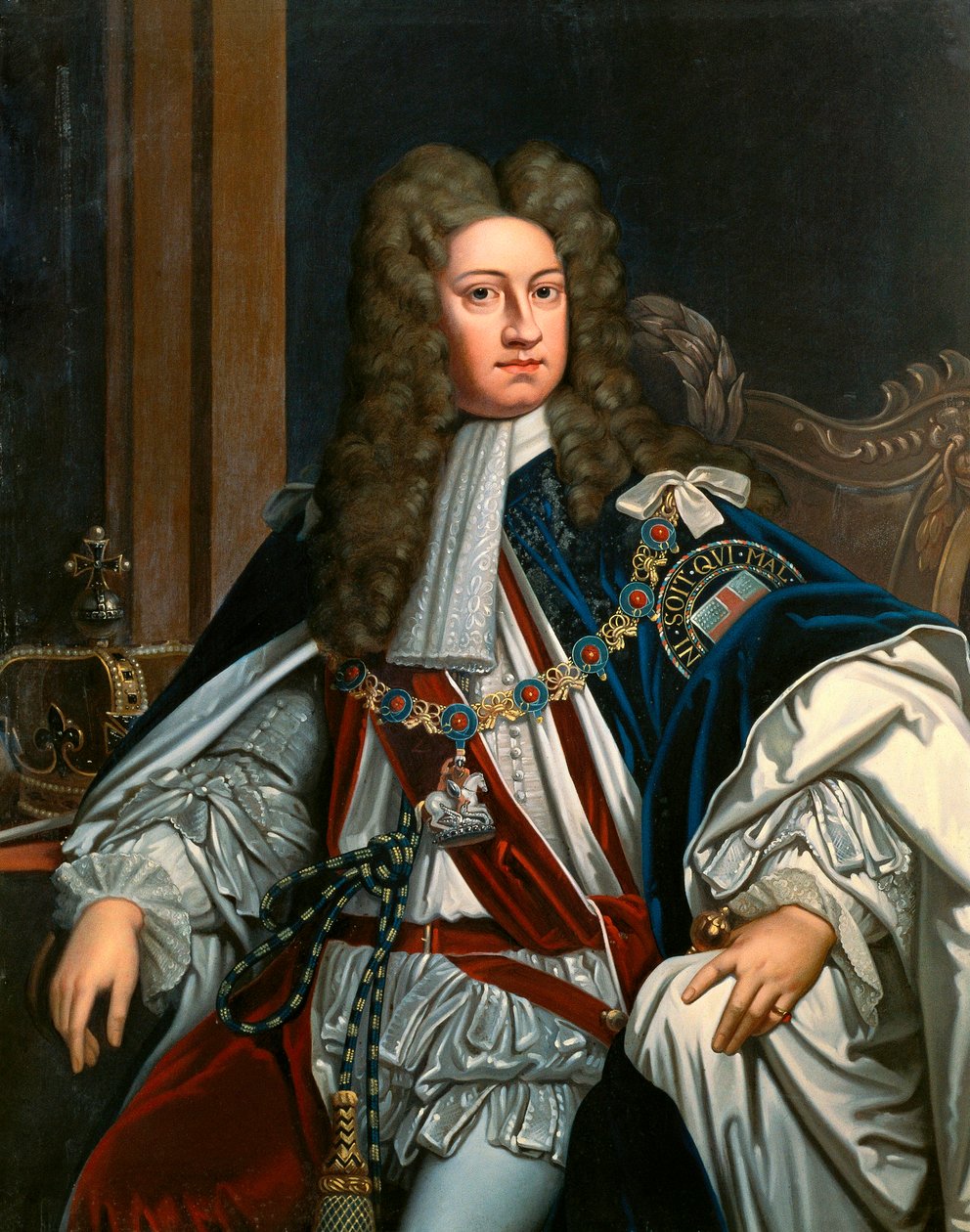 Portræt af kong Charles I efter originalen af Godfrey Kneller (olie på lærred) af Hermann Goldschmidt