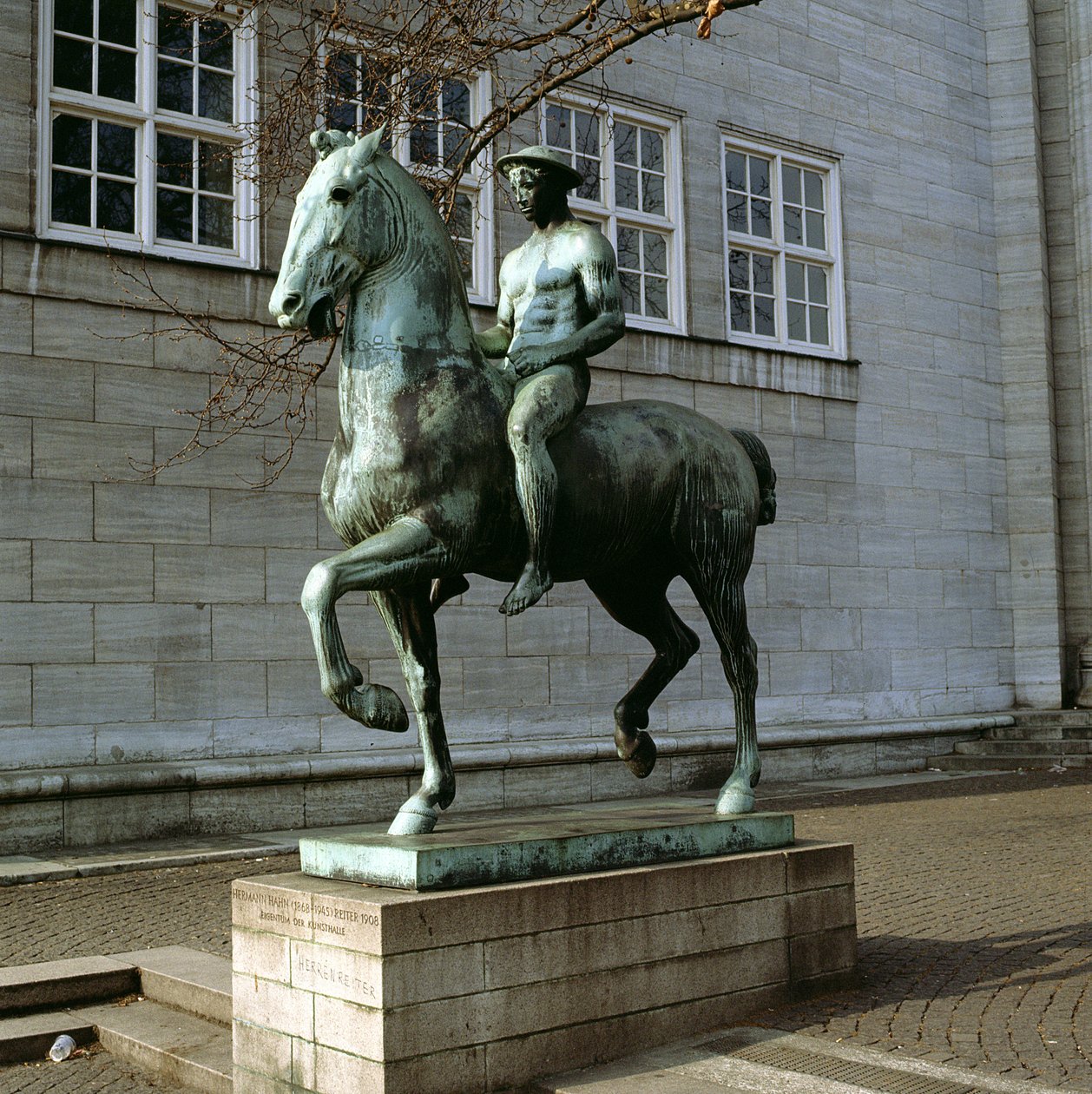 Rytteren, 1908 (bronze) af Hermann Hahn