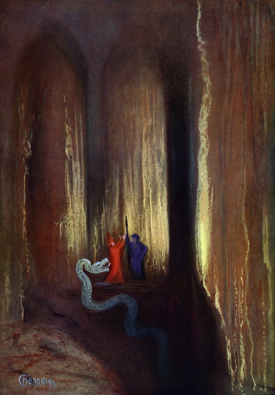 Den mørke hule, 1906 af Hermann Hendrich