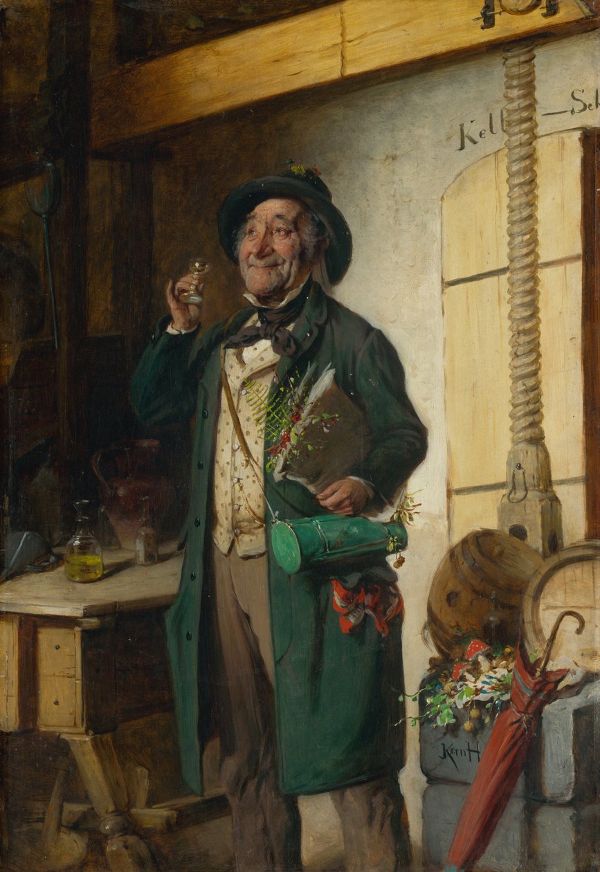 Botanikere kæreste blomst, 1870. af Hermann Kern