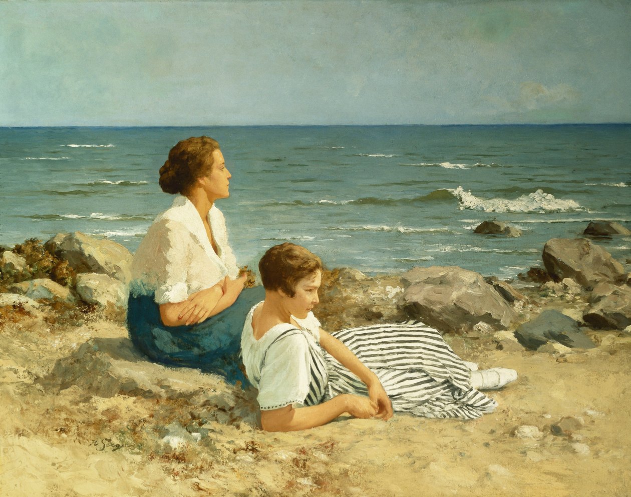 På stranden af Hermann Seeger