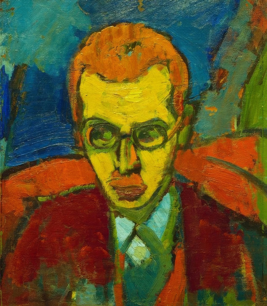 Portræt af Itten af Hermann Stenner