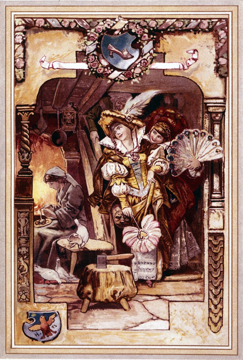 Askepot. Illustration af Hermann Vogel af Hermann Vogel
