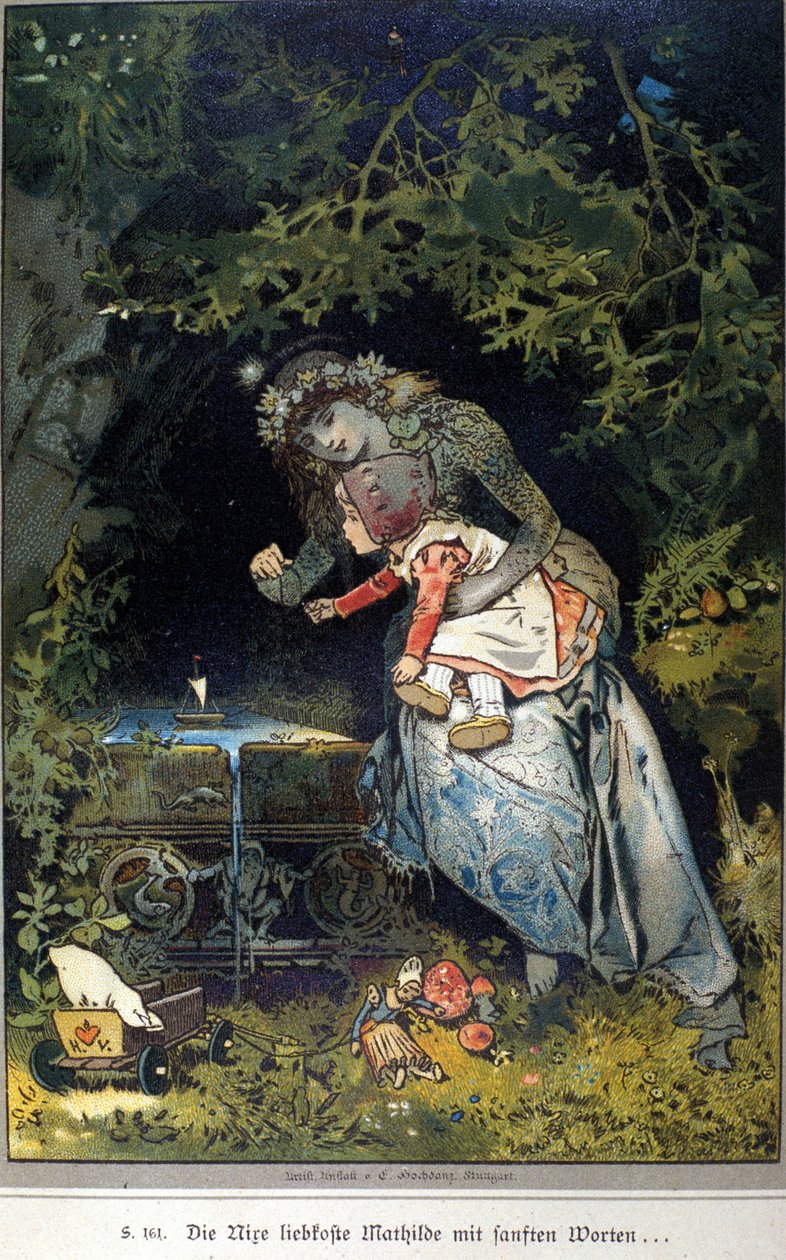 Illustration af Vogel til en fortælling af brødrene Jacob (1785-1863) og Wilhelm (1786-1859) Grimm af Hermann Vogel