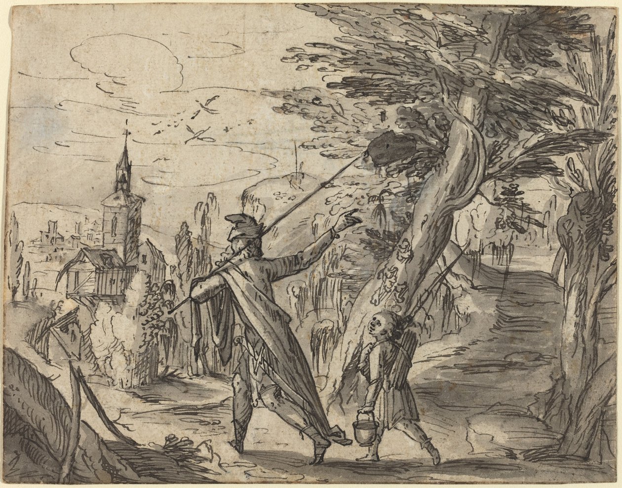 Abraham og Isak af Hermann Weyer