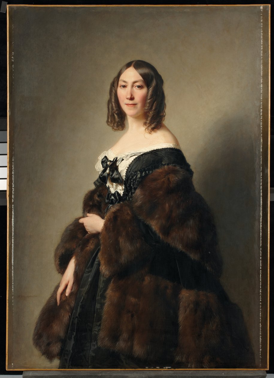 Portræt af Cécile Charlotte Furtado-Heine (olie på lærred) af Hermann Winterhalter