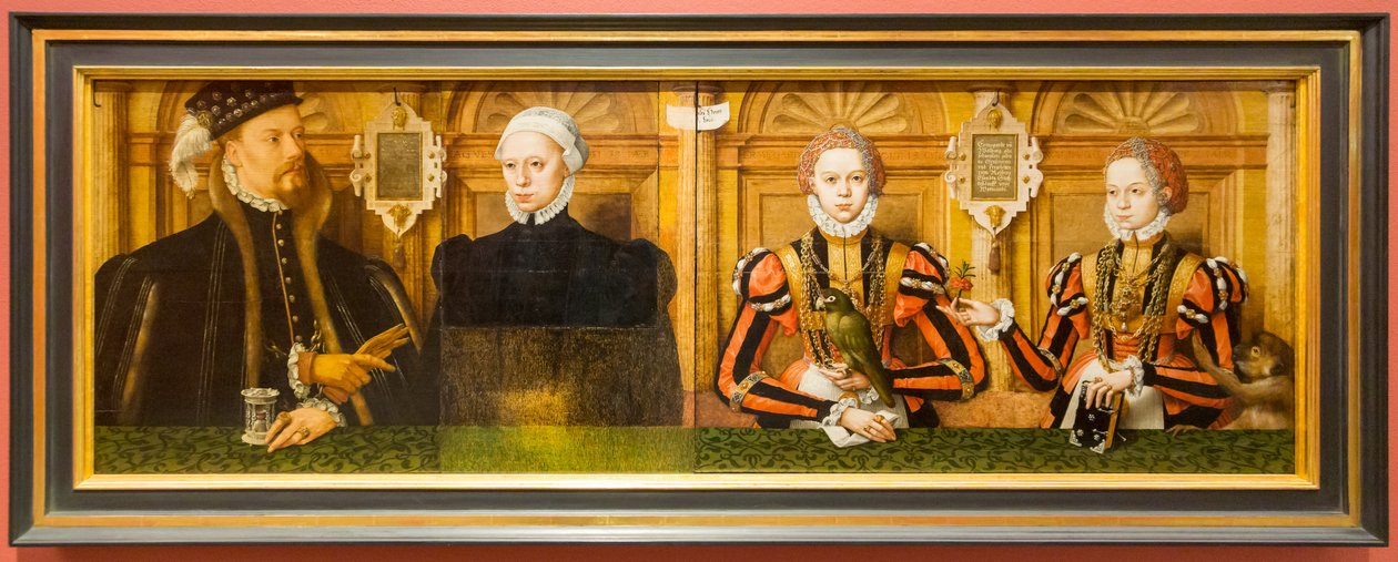 Familieportræt af Johannes II af Rietberg af Hermann Tom Ring
