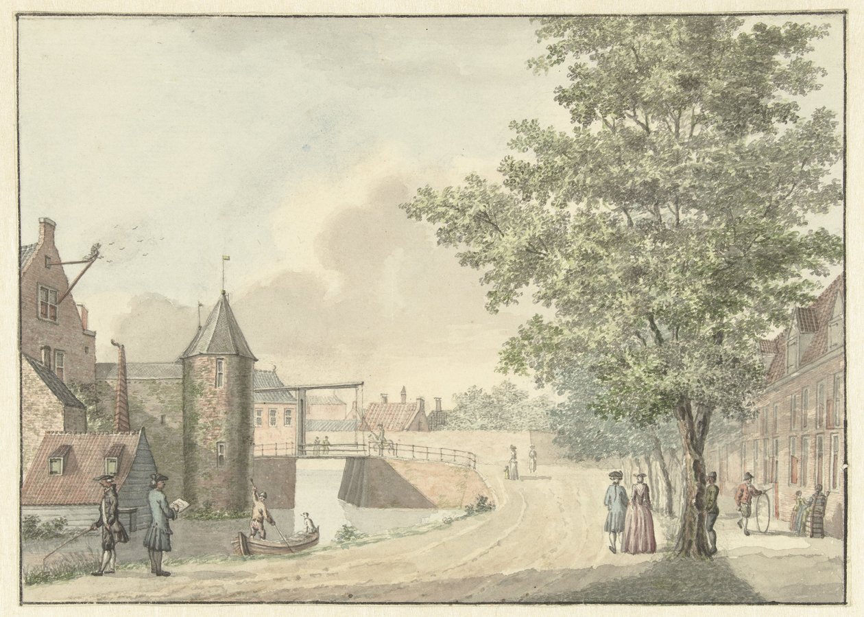 Waardpoort i Utrecht af Hermanus Petrus Schouten (possibly)