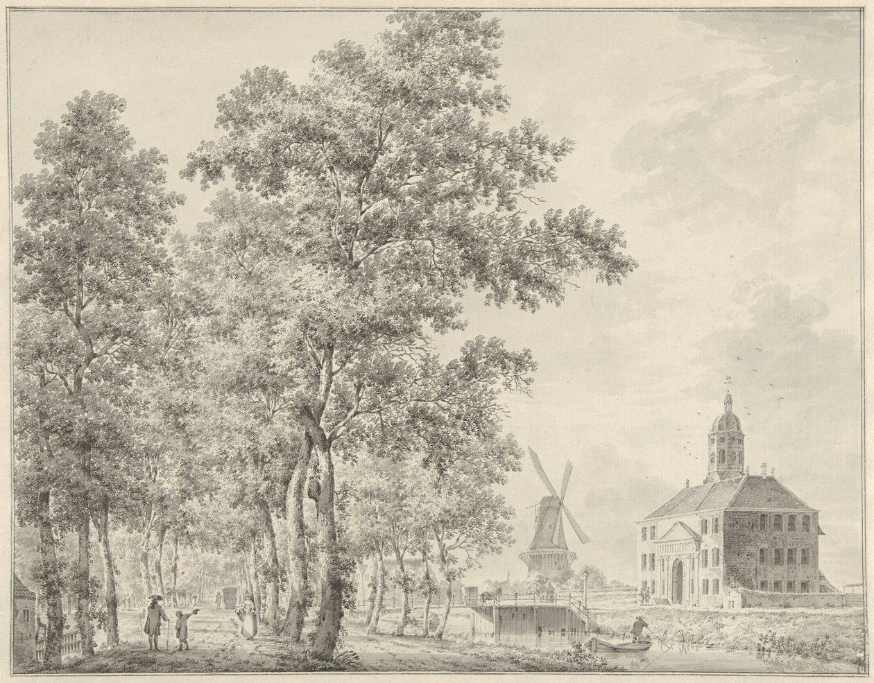 Muiderpoort i Amsterdam af Hermanus Petrus Schouten