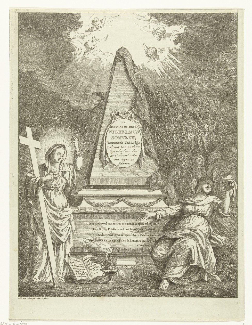 Monument til Wilhelmus Somveen af Hermanus van Brussel
