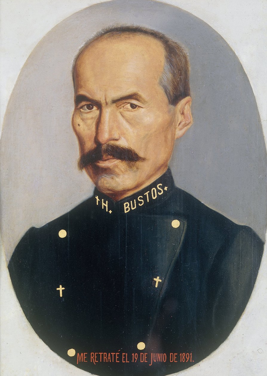 Selvportræt af Hermenegildo Bustos