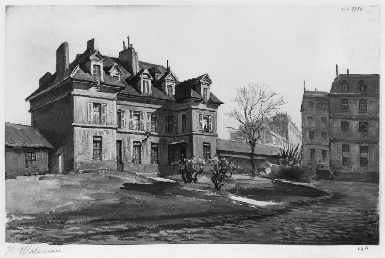 Udsigt over Maternite Port-Royal, 1905 af Herminie Waterneau