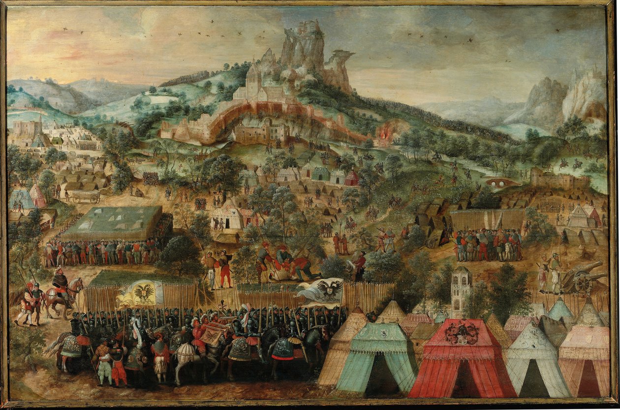 En belejring ved Therouanne, hvor en hær ledet af Charles V slog lejr under byen af Herri met de Bles