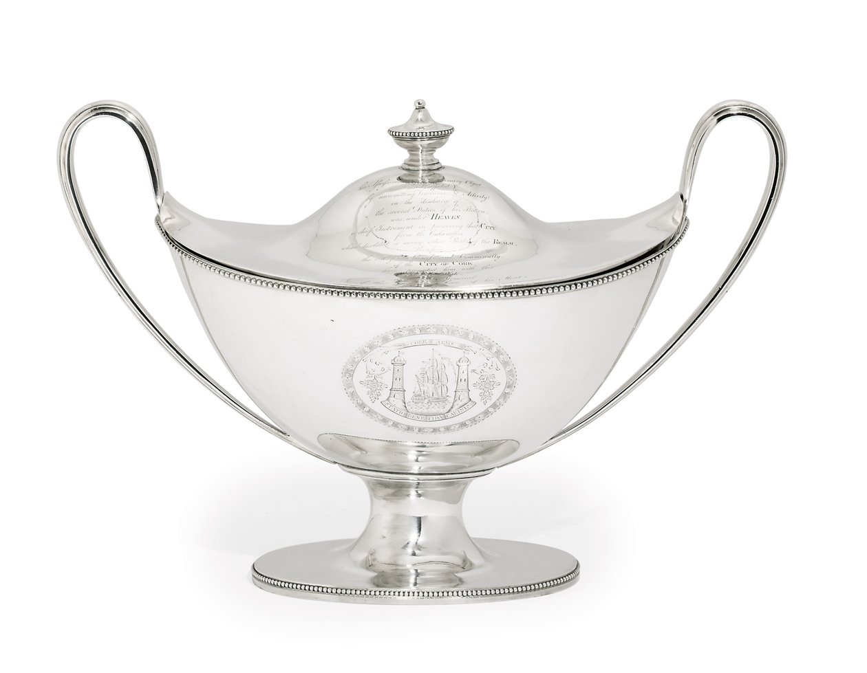 George III suppeterrin og låg, 1787 af Hester Bateman