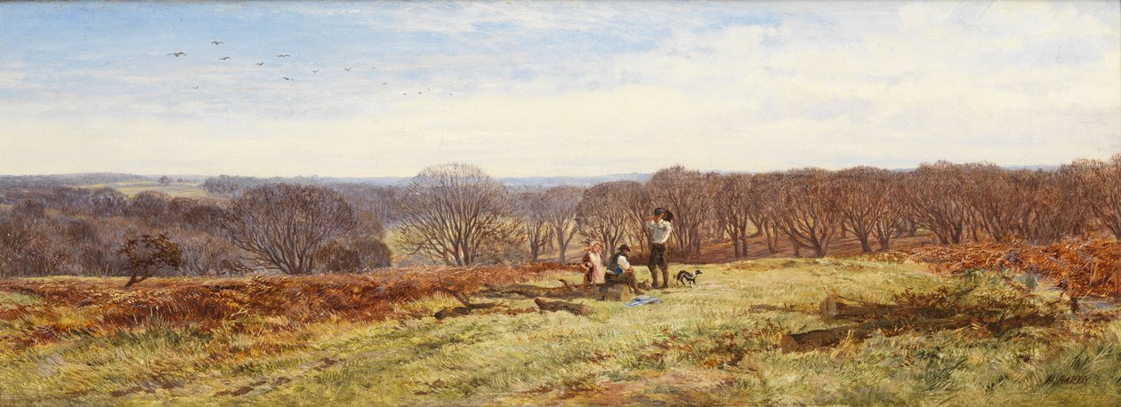 I New Forest, Hampshire af Heywood Hardy