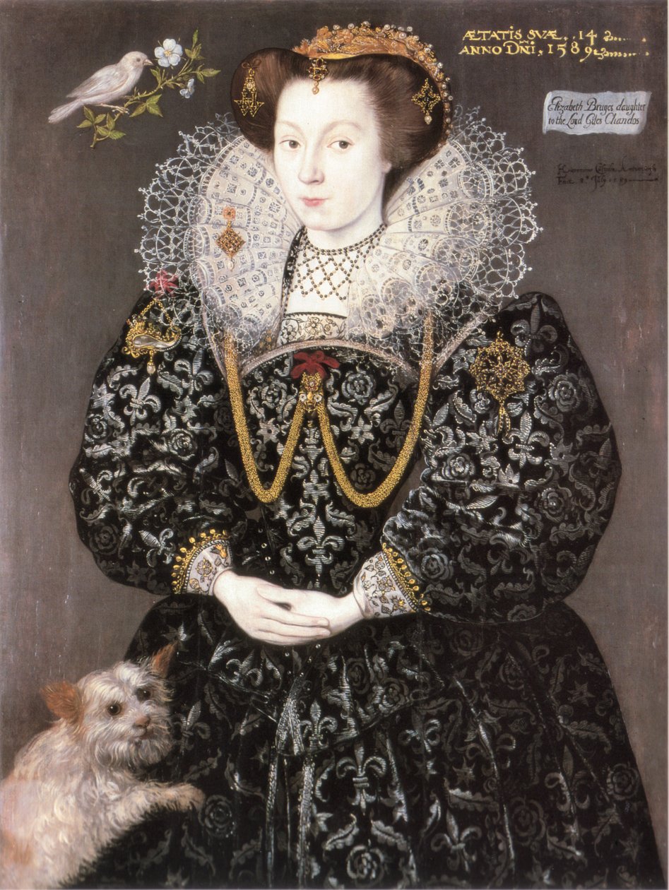 Elizabeth Brydges 1589 af Hieronimo Custodis