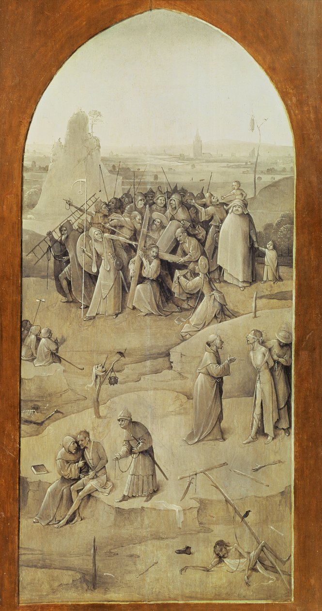 Kristus på vejen til Golgata, fra Triptykken om Antonius