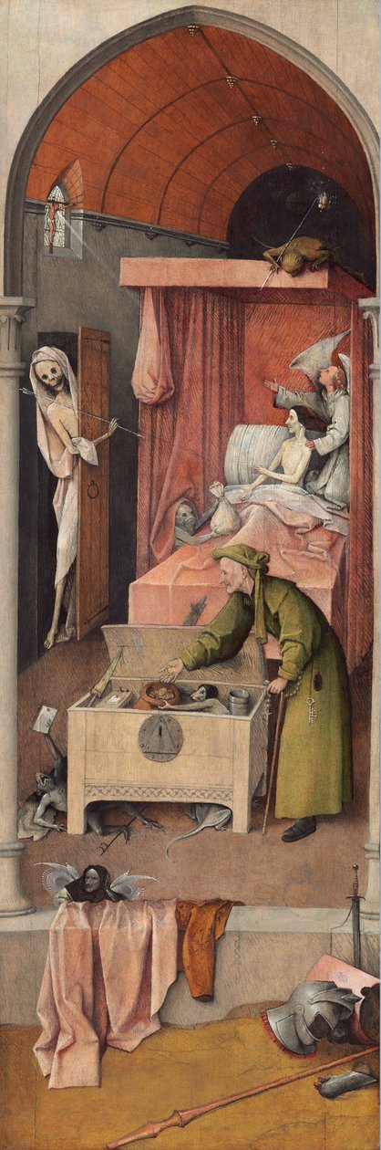 Døden og den elendige af Hieronymus Bosch