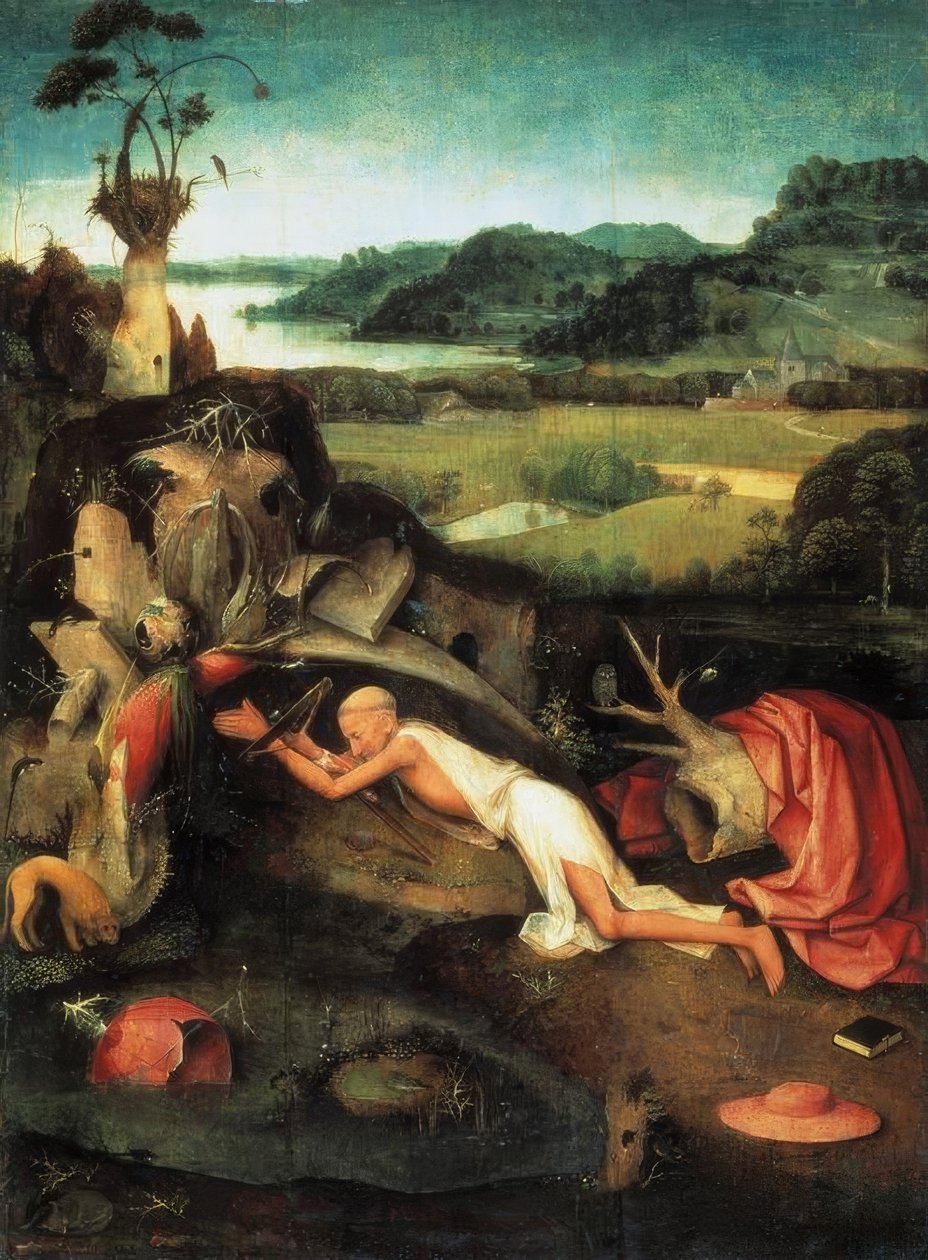 Sankt Hieronymus i bøn af Hieronymus Bosch