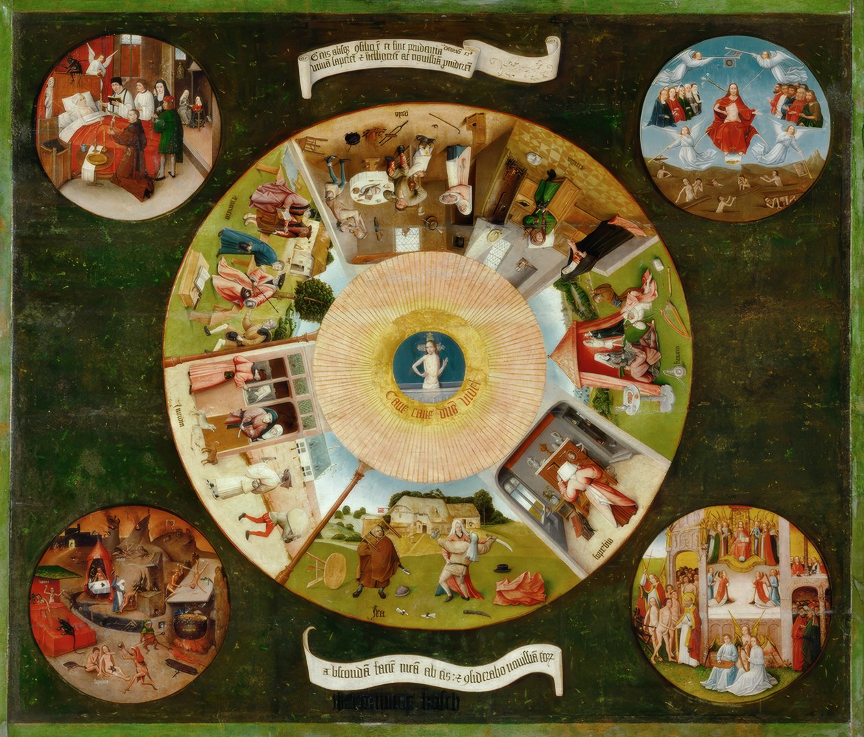 De syv store synder og de fire sidste ting af Hieronymus Bosch