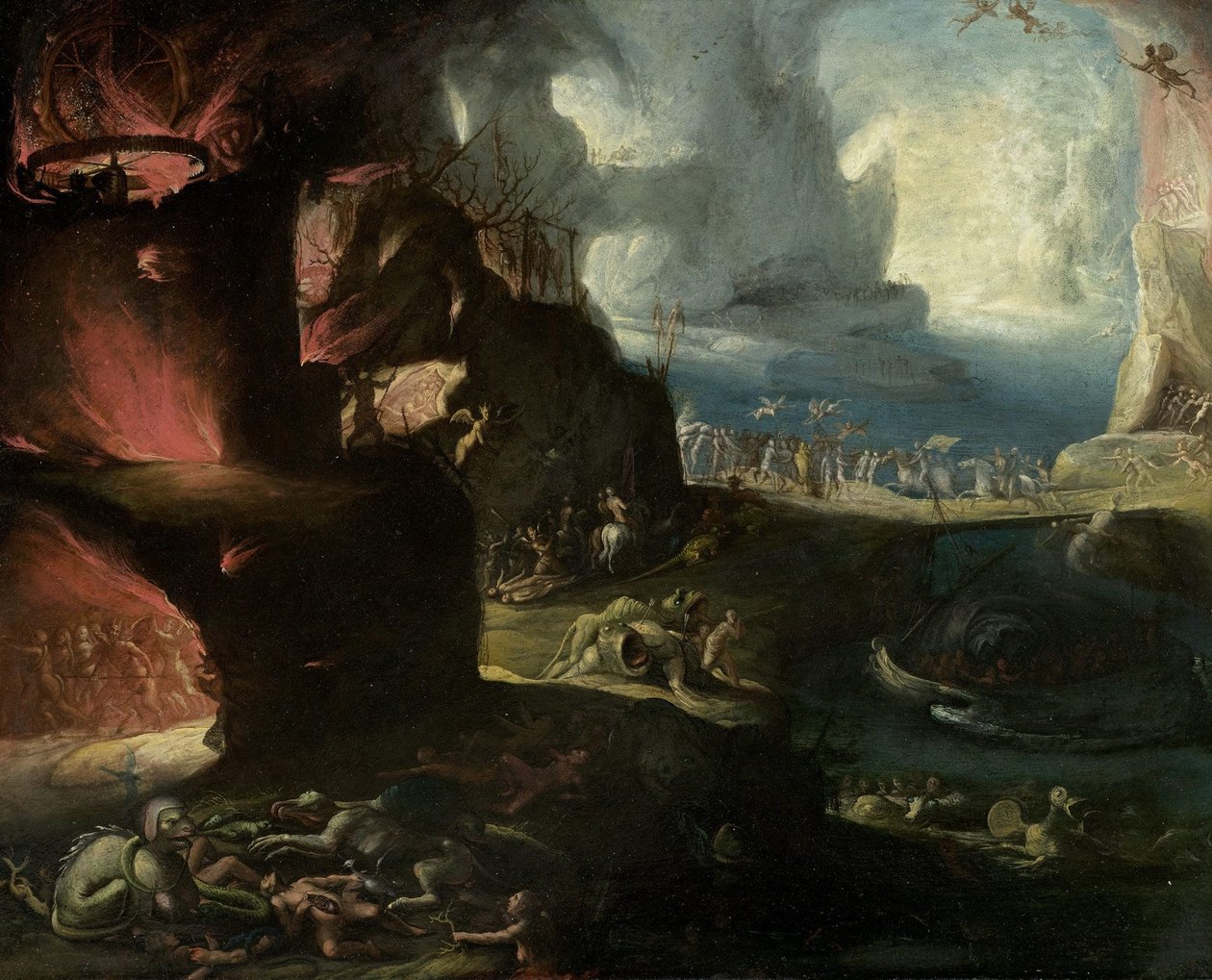 Helvede landskab af Hieronymus Bosch