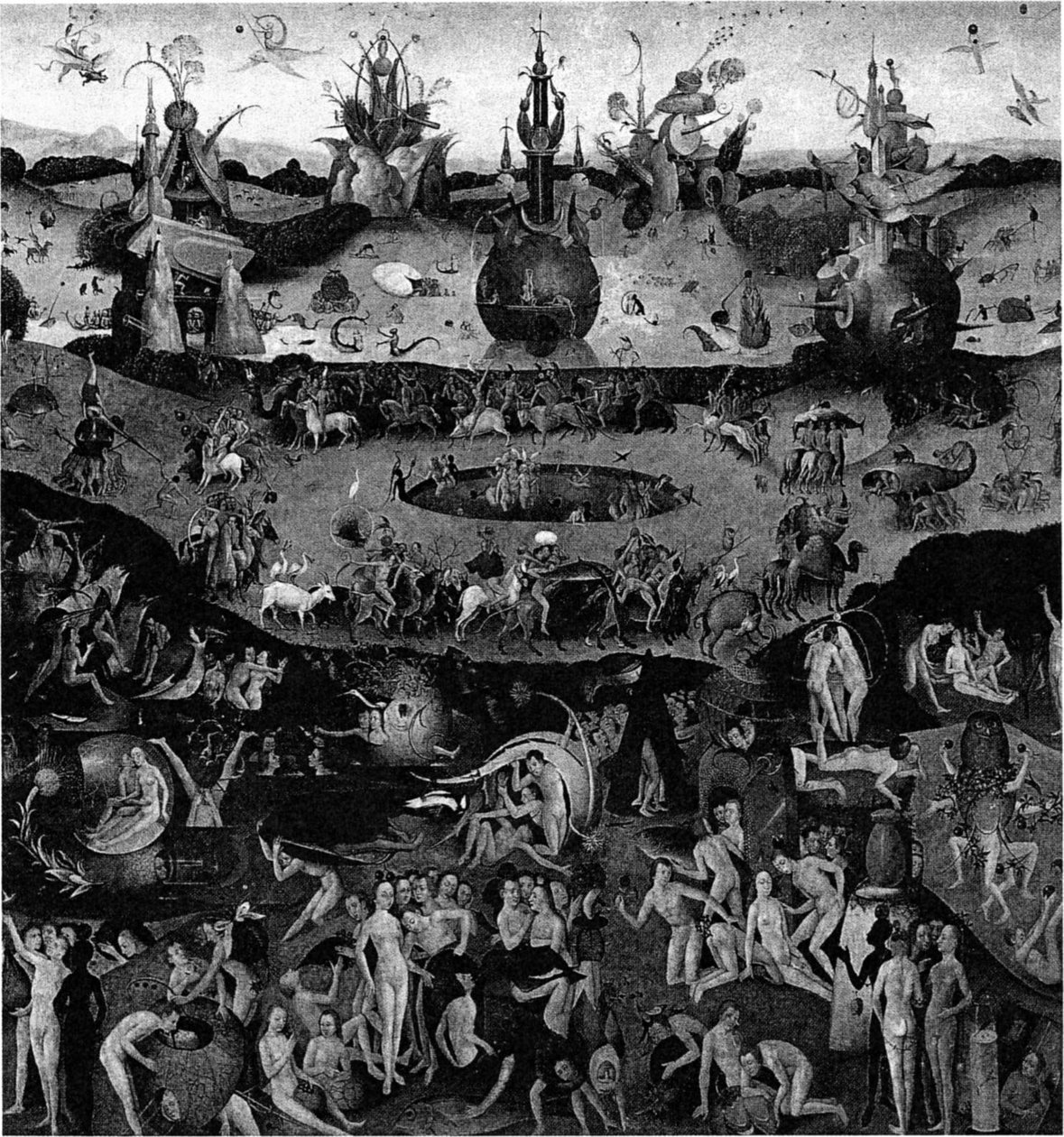 Olie overført fra panel til lærred af Hieronymus Bosch