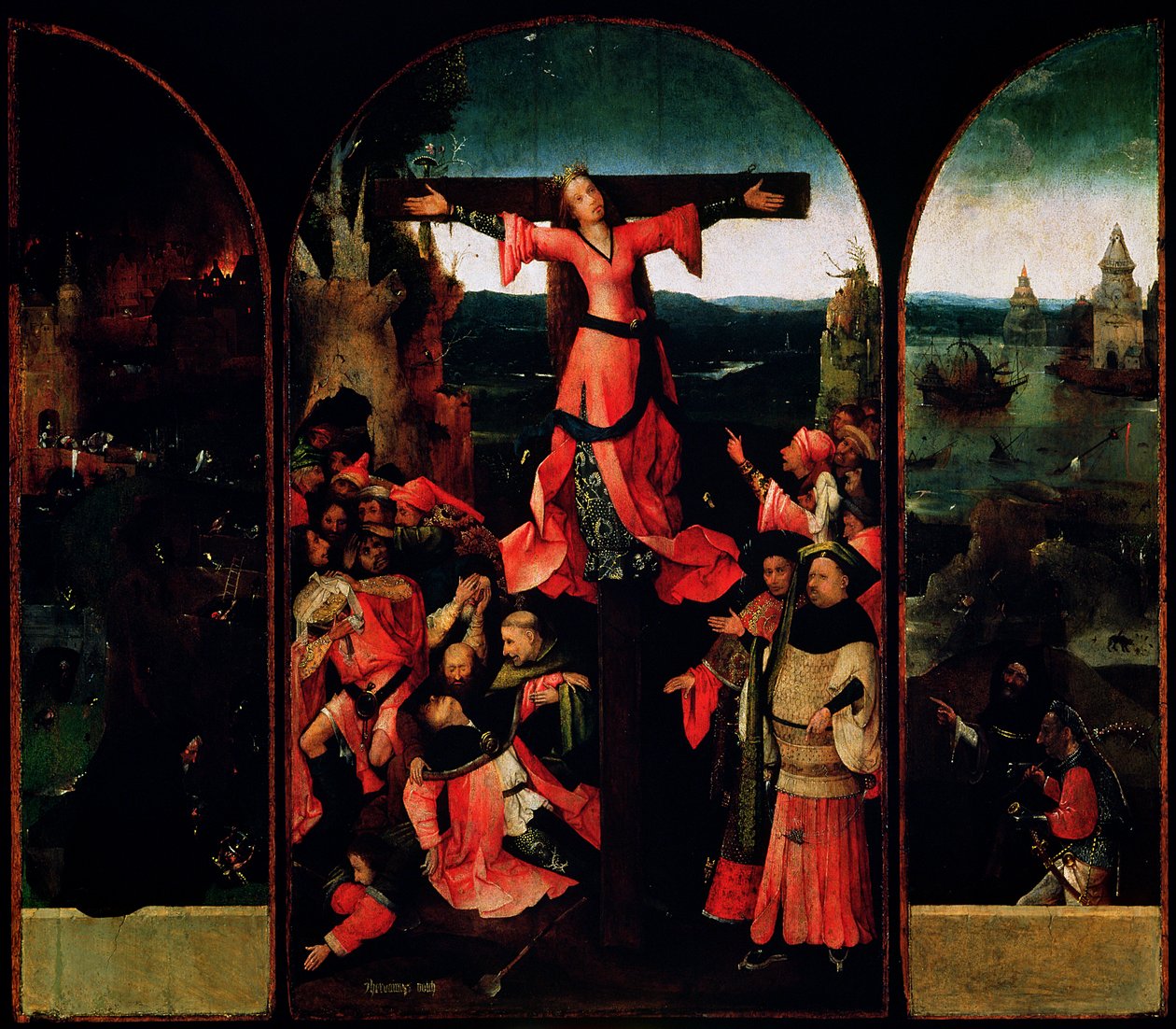 St. Liberata Triptykon af Hieronymus Bosch