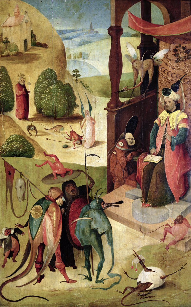Sankt Jakob og troldmanden af Hieronymus Bosch