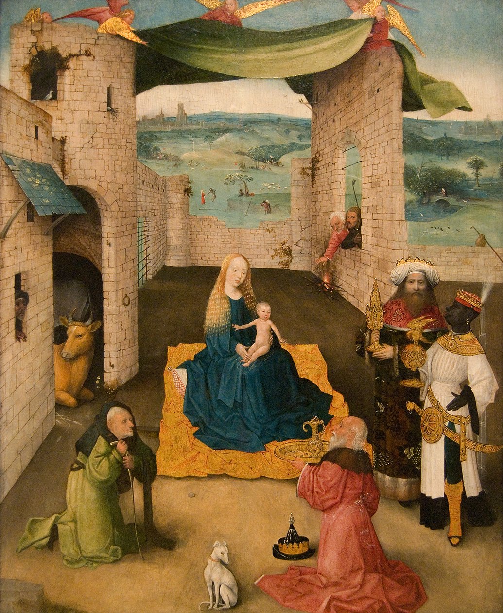 Tilbedelsen af magi af Hieronymus Bosch