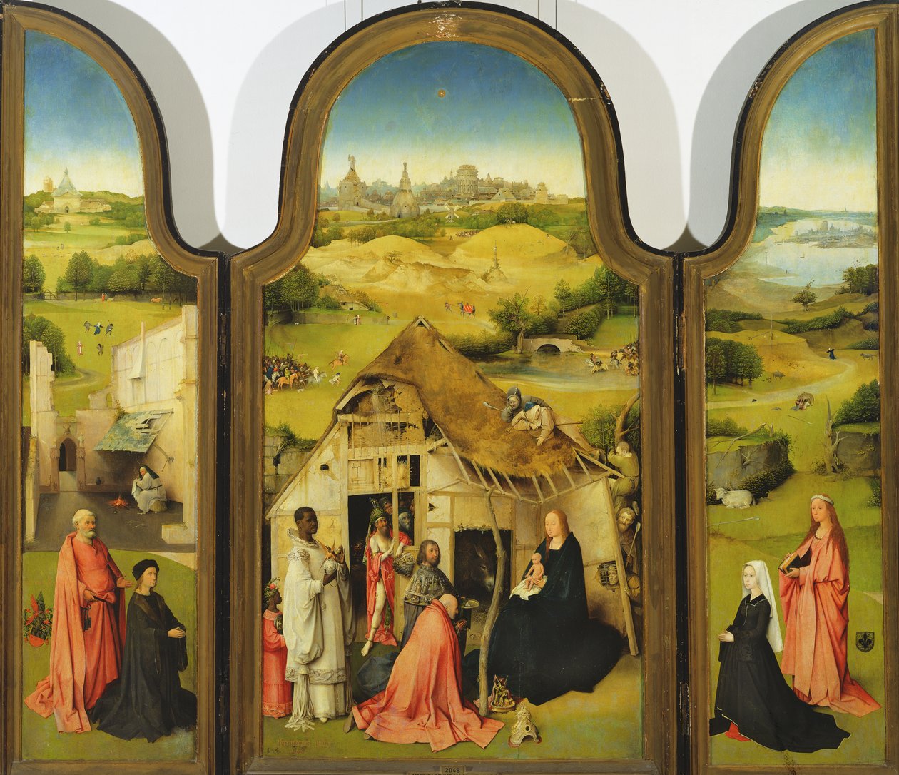 Magiernes tilbedelse, 1510 af Hieronymus Bosch