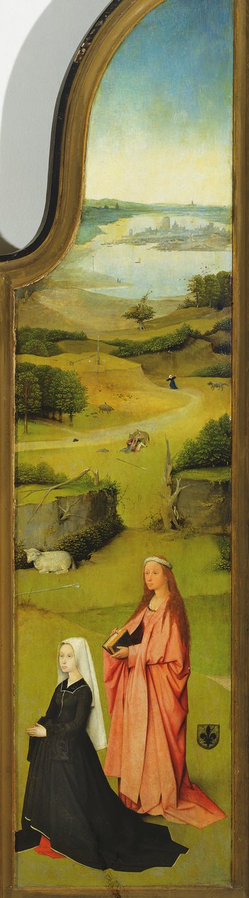 The Adoration of the Magi, detalje af højre panel, 1510 olie på panel detalje af 3427 af Hieronymus Bosch