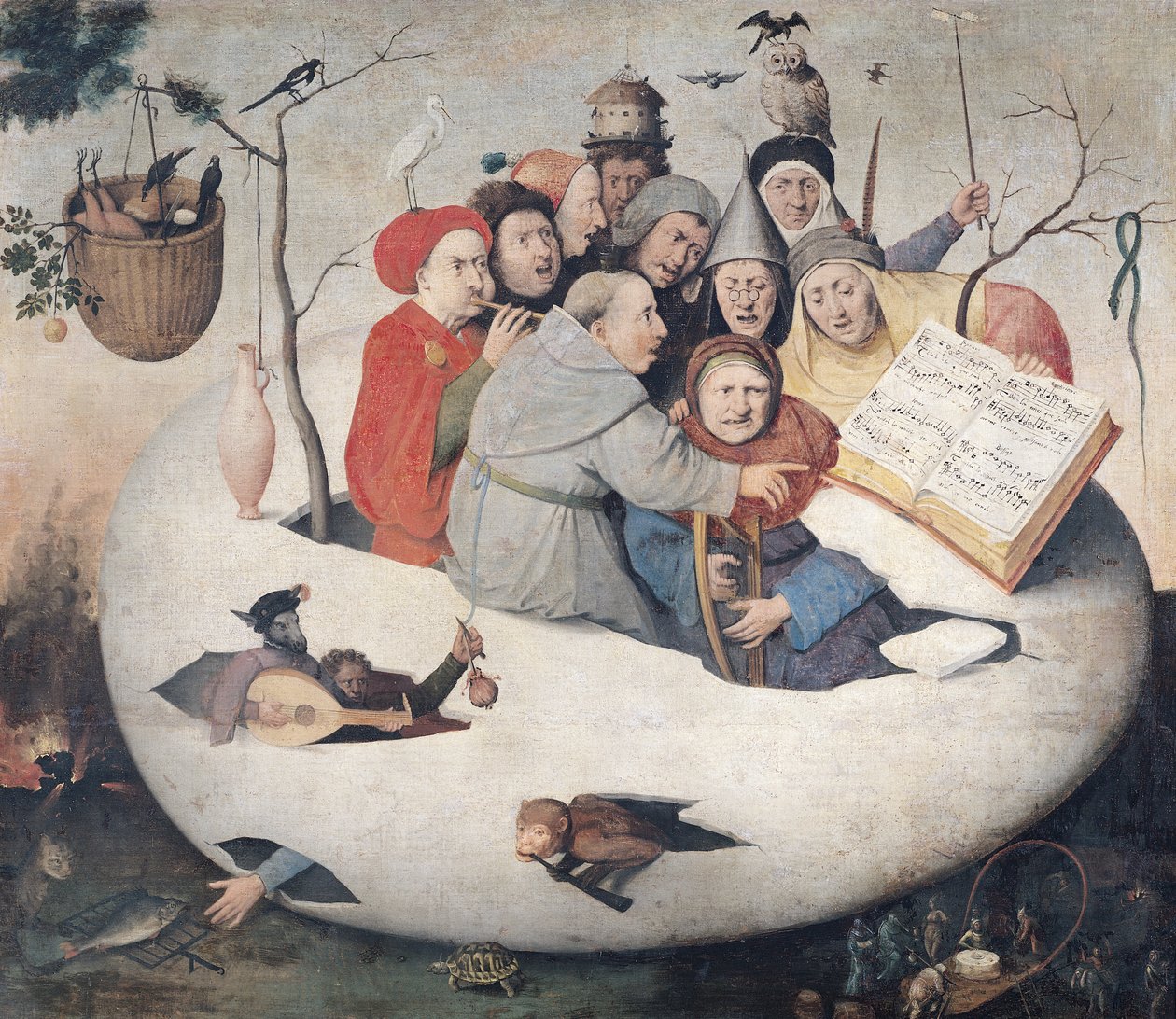 Koncerten i Ægget af Hieronymus Bosch