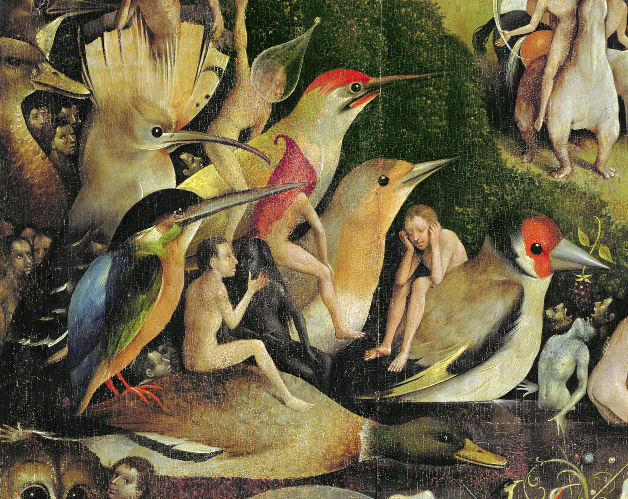 The Garden of Earthly Delights, ca. 1500 (detalje af 3425) af Hieronymus Bosch