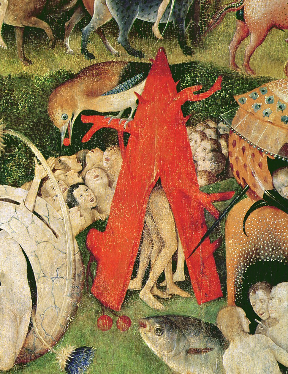 The Garden of Earthly Delights, ca. 1500 (detalje af 3425) af Hieronymus Bosch
