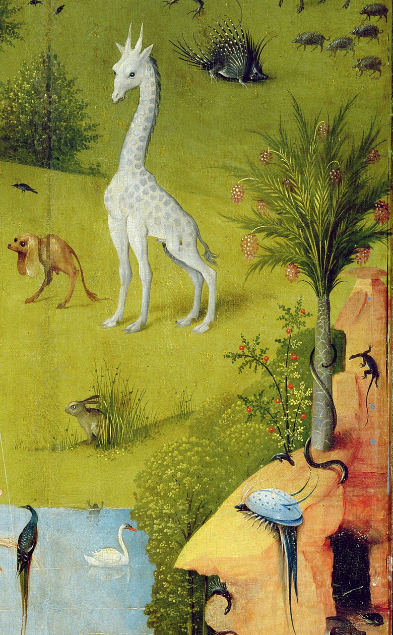 The Garden of Earthly Delights, ca. 1500 (detalje af 3425) af Hieronymus Bosch