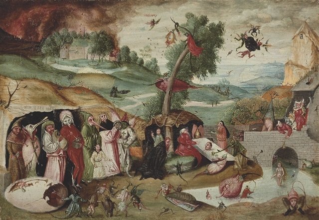 Fristelsen af Saint Anthony af Hieronymus Bosch