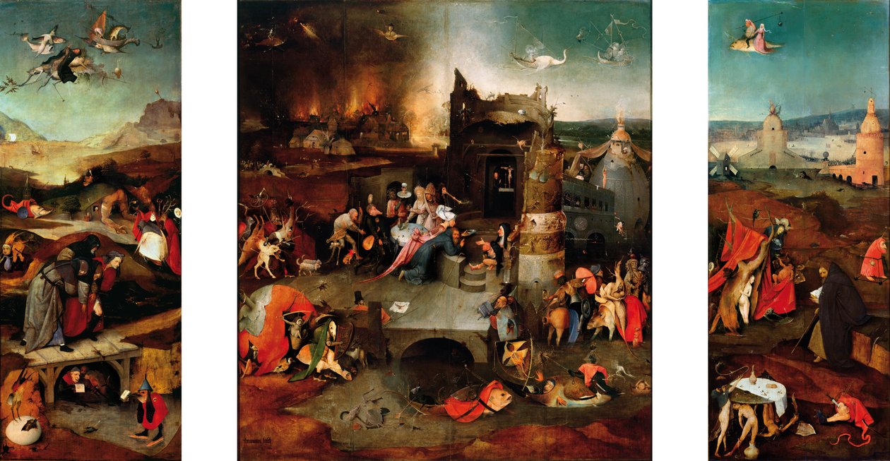 Fristelsen af Saint Anthony af Hieronymus Bosch
